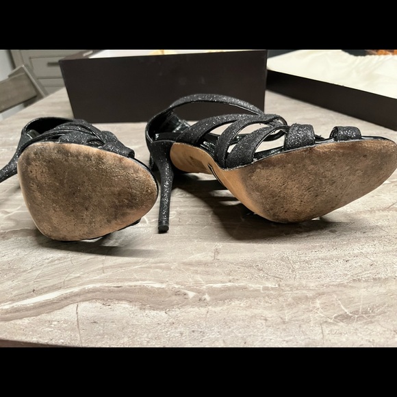 Badgley Mishka Black Heels - Picture 5 of 9